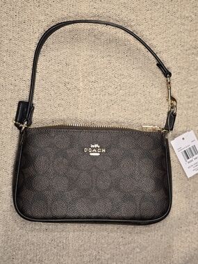 COACH Nolita 19 in Brown/Black - Gold Hardware